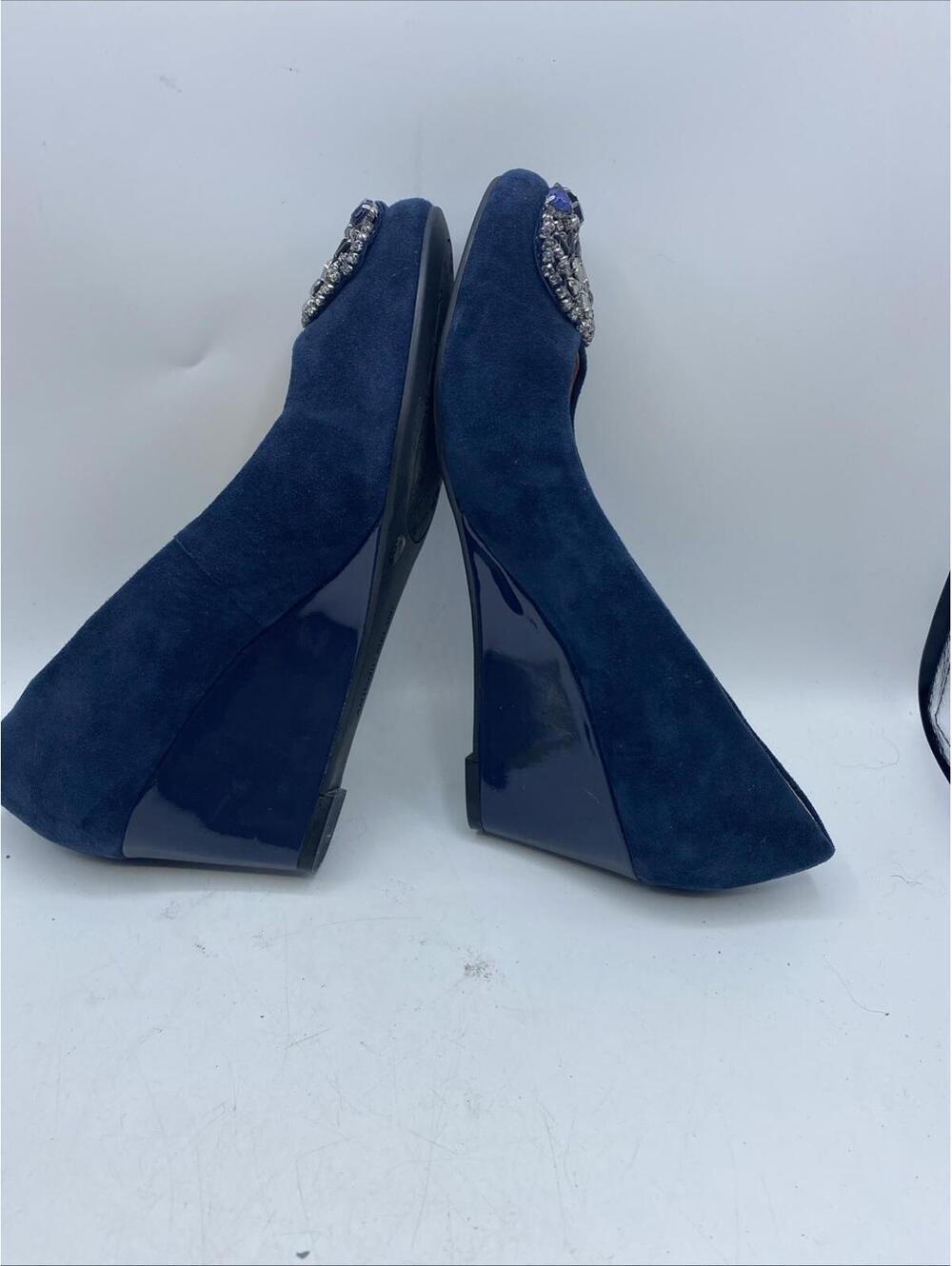 Antonio Melani Womens Shoes Size 6 M Blue Dress Comfort Slip On - Picture 6 of 12